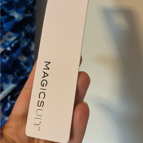 Magicsuit Women's Swimwear Blue Tide Mikki Open Back One Piece Swimsuit - Picture 8 of 10